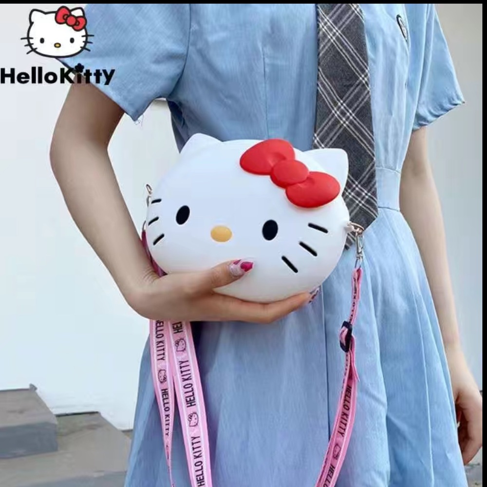 Silicone Hello Kitty Crossbody Bag - Big Size